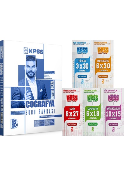 2026 Kpss Coğrafya Tamamı Çözümlü Soru Bankası + 5 Ders 31 Deneme