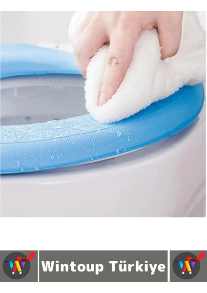 Dayanıklı Esnek Kaymaz Kolay Temizlenir Yumuşak Silikon Banyo Tuvalet Hijyenik Klozet Kapağı Kılıfı modelleri