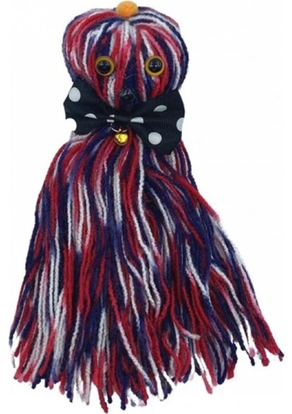 Ahtapot Şekilli Zilli ve Ipli Rengarenk Püsküllü Sevimli Kedi oyuncağı (4887) modelleri