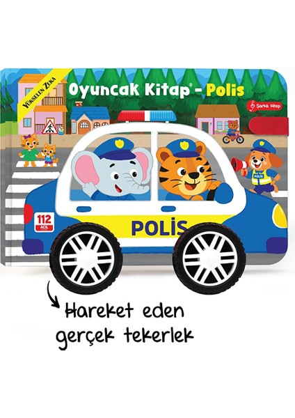 Oyuncak Kitap - Polis (Gerçek Tekerlekli)