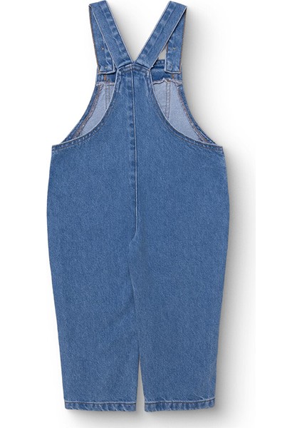 Erkek Bebek Cool Dino Salopet Denim Modelli Yaka Kısa Kol Reçme Paça fiyatları