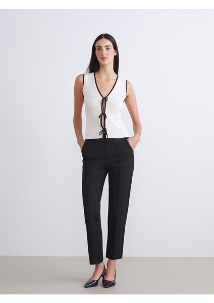 Yeni Sezon V Yaka Kadın Triko Yelek fiyatları