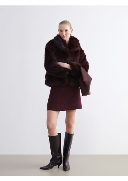 Yeni Sezon Ceket Yaka Kadın Kürk Kaban modelleri