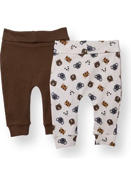 Erkek Bebek Yenidoğan 2li Patiksiz Alt Interlok Patiksiz Paça modelleri