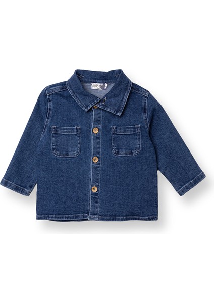 Erkek Bebek Circus Gömlek Denim Uzun Kol fiyatları