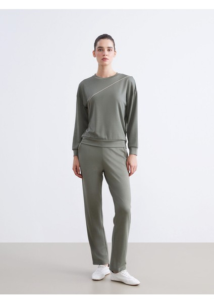 Yeni Sezon Bisiklet Yaka Kadın Sweatshirt fiyatları