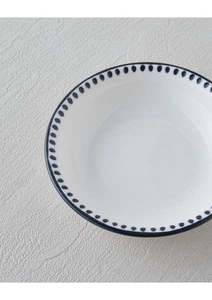 Black Dots Porselen Çerezlik 11 cm Siyah - Beyaz modelleri
