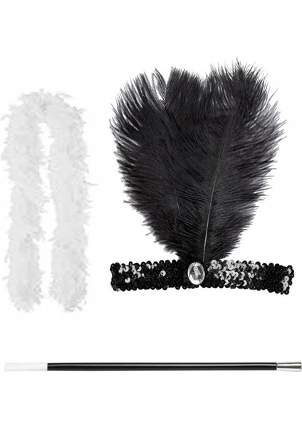 Retro Charliston Aksesuar Seti – Gatsby Kostüm Seti fiyatları