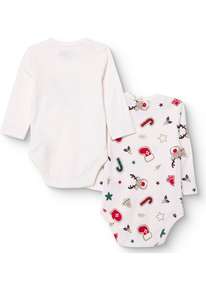 Erkek Bebek New Year 2li Uzun Kol Body Zarf Yaka Uzun Kol Ribana Paça fiyatları
