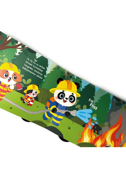 Oyuncak Kitap - Itfaiye (Gerçek Tekerlekli) modelleri