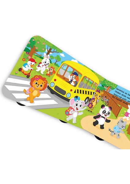 Oyuncak Kitap - Okul Otobüsü (Gerçek Tekerlekli) fiyatları