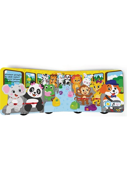 Oyuncak Kitap - Okul Otobüsü (Gerçek Tekerlekli) modelleri