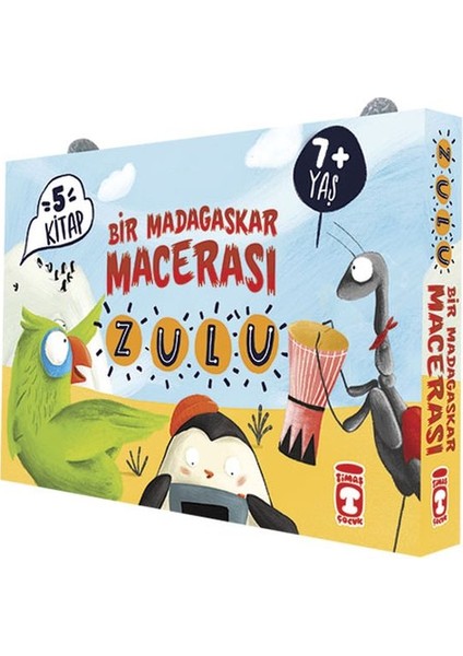Zulu ile Bir Madagaskar Macerası - Set (5 Kitap Takım)
