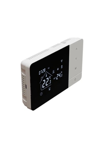 Wifi Kablosuz Oda Termostatı Tuya Smart Siyah modelleri