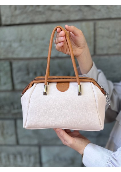 Nçs Kadın Yumuşak Deri Dokulu Şık ve Kullanışlı Kadın El &omuz Çantası (24X17CM)