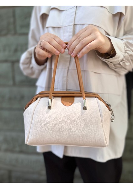 Nçs Kadın Yumuşak Deri Dokulu Şık ve Kullanışlı Kadın El &omuz Çantası (24X17CM) modelleri