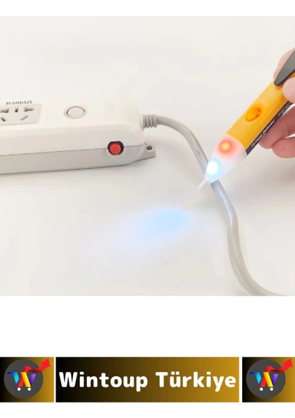 Kompakt Güvenlik Elektrik Kontrol LED Işıklı Hat Tespit Edici Temassız Kablo Priz Voltaj Test Cihazı modelleri