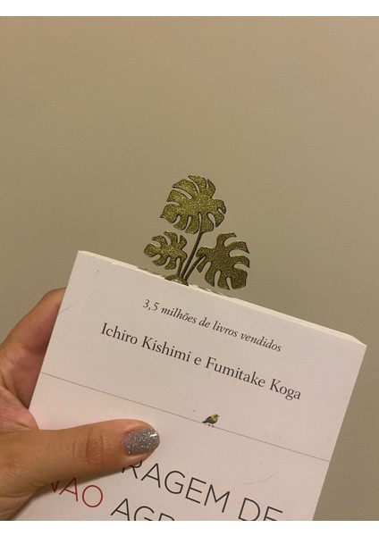 Monstera Deve Tabanı Tasarımlı Metal Kitap Ayracı - Botanik Seri fiyatları