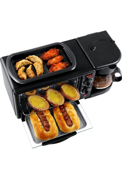 Çok Fonksiyonlu Ekmek Kızartma Makinesi Ev Küçük Kahve Omlet Ekmek Elektrikli Fırın Üç Bir Kahvaltı Bar | Tost (Yurt Dışından) modelleri