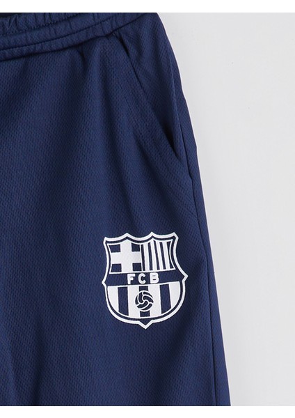 Yeni Sezon Beli Lastikli Barcelona Baskılı Erkek Çocuk Şort fiyatları