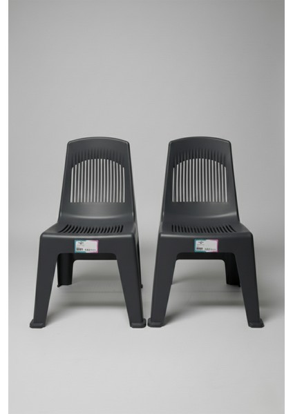 Ceren Çocuk Koltuğu 2 Adet (Koyu Gri)