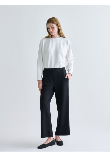 Yeni Sezon Beli Lastikli Modal Karışımlı Kadın Pantolon