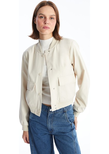 Yeni Sezon Düz Uzun Kollu Kadın Kolej Ceket