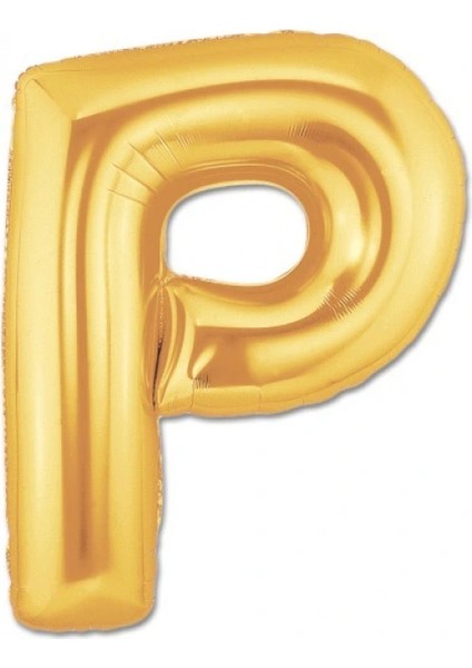Altın Sarısı Folyo Harf Balon 1 Metre