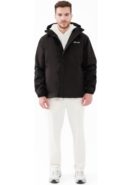 Tipas Iıı Erkek Yağmurluk Mont Siyah
