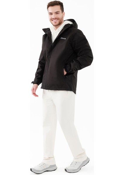 Tipas Iıı Erkek Yağmurluk Mont Siyah