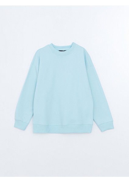 Yeni Sezon Bisiklet Yaka Kadın Sweatshirt indirimleri