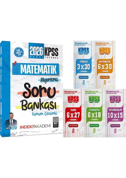2026 Kpss Matematik Algoritma Soru Bankası - 5 Ders 31 Deneme