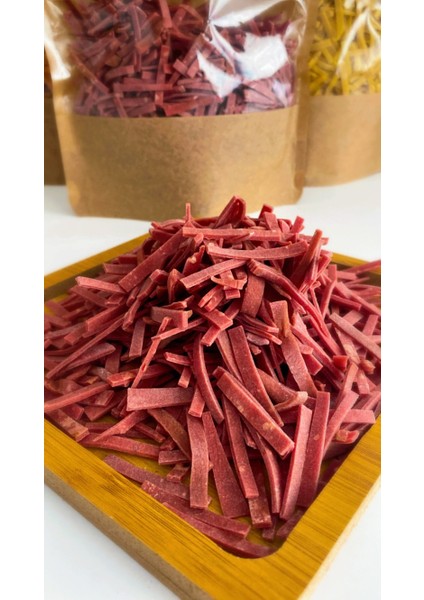 Emt Gıda Ev Yapımı %100 Doğal Pancarlı Erişte (500 Gr)