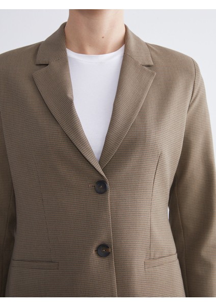 Yeni Sezon Ekose Kadın Blazer Ceket fırsatları