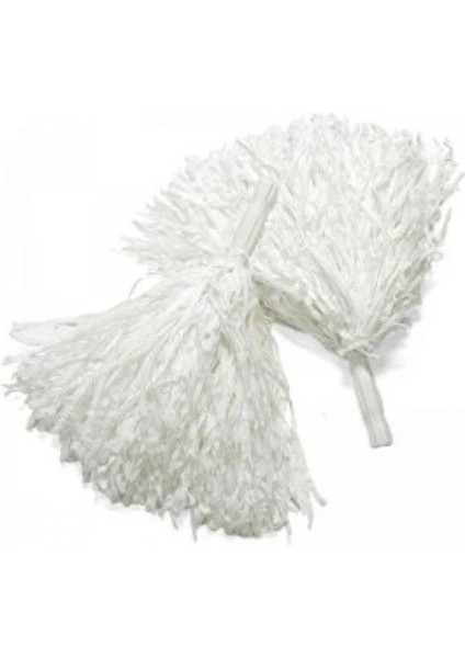 Beyaz Renk Gösteri Ponponu Çift fiyatları