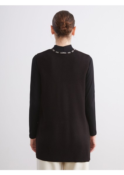 Yeni Sezon V Yaka Desenli Kadın Triko Yelek fırsatları