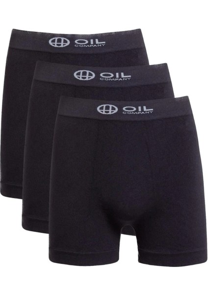 Oıl Company Buğz Termal Siyah 3'lü Boxer Seamless Iıı. Seviye