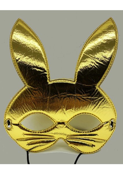 Altın Renk Tavşan Maskesi