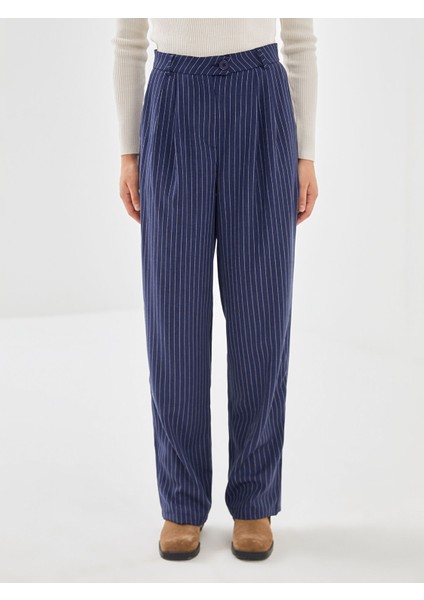 Yeni Sezon Loose Fit Çizgili Kadın Pantolon fiyatları