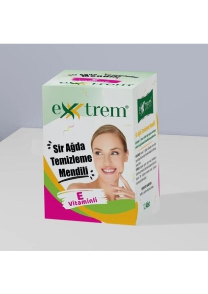 Sir Ağda Temizleme Mendili | Ağda Sonrası Temizleme Mendili - E Vitaminli 12 Adet fiyatları