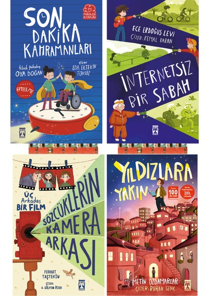 Son Dakika Kahramanları, Internetsiz Bir Sabah, Sözcüklerin Kamera Arkası, Yıldızlara Yakın(4kitap)