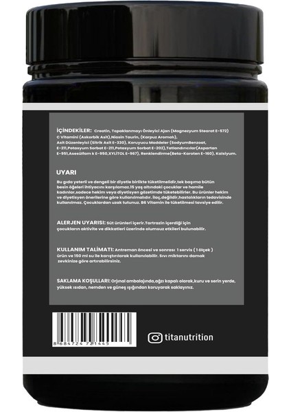 Creatine 300 gr Monohyrate Mikronized-Ananas-Aroma modelleri