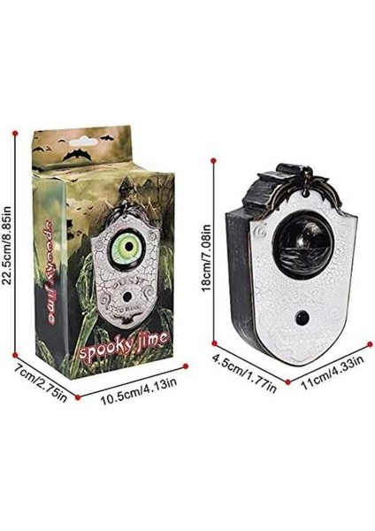 Halloween Dekor Süs Efektli Kapı Zili Beyaz Renk fiyatları