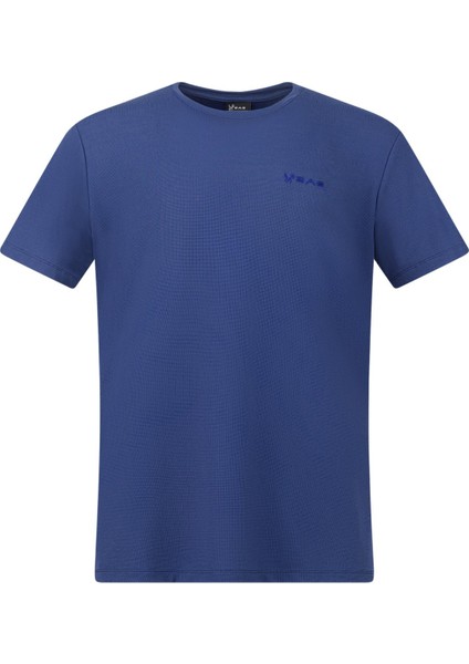 Kalei Sıfır Yaka T-Shirt Lacivert