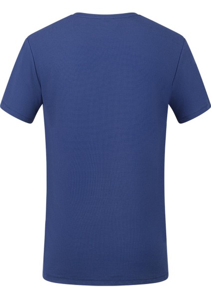 Kalei Sıfır Yaka T-Shirt Lacivert