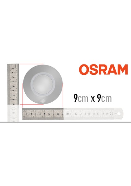 Nightlux LED Sensörlü Tavan Gece Lambası Gri Kasa fırsatları