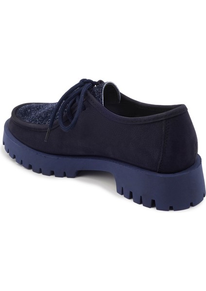 Lacivert Nubuk Loafer Kadın Ayakkabı fiyatları