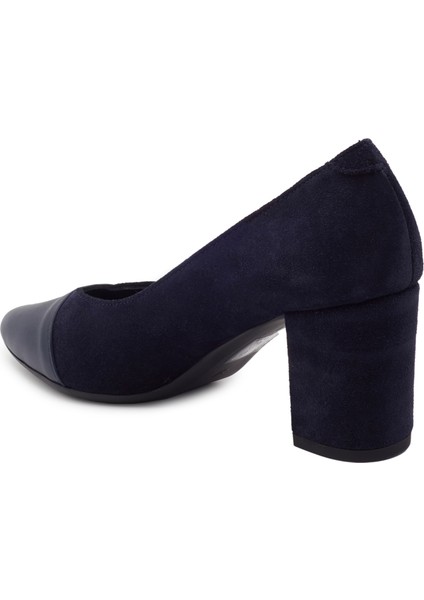 Lacivert Deri Klasik Kadın Ayakkabı fiyatları