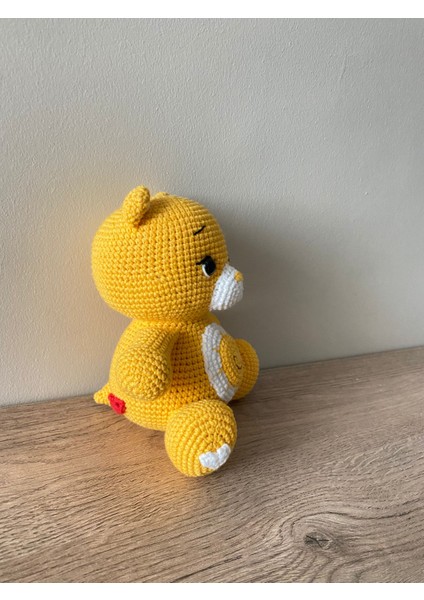 Masal Serisi Amigurumi Oyuncak Ayıcık Oyun Arkadaşı Organik Oyuncak Sarı modelleri