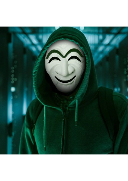 Koreli Hırsız Teatral Hahoe Maskesi - Dali Maskesi fırsatları